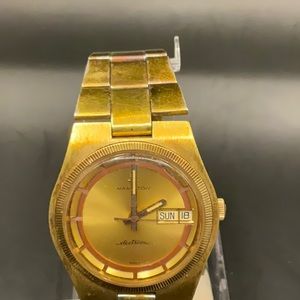 VINTAGE HAMILTON 702 ELECTRONIC DAY-DATE  EGP MENS WRIST WATCH C1970s